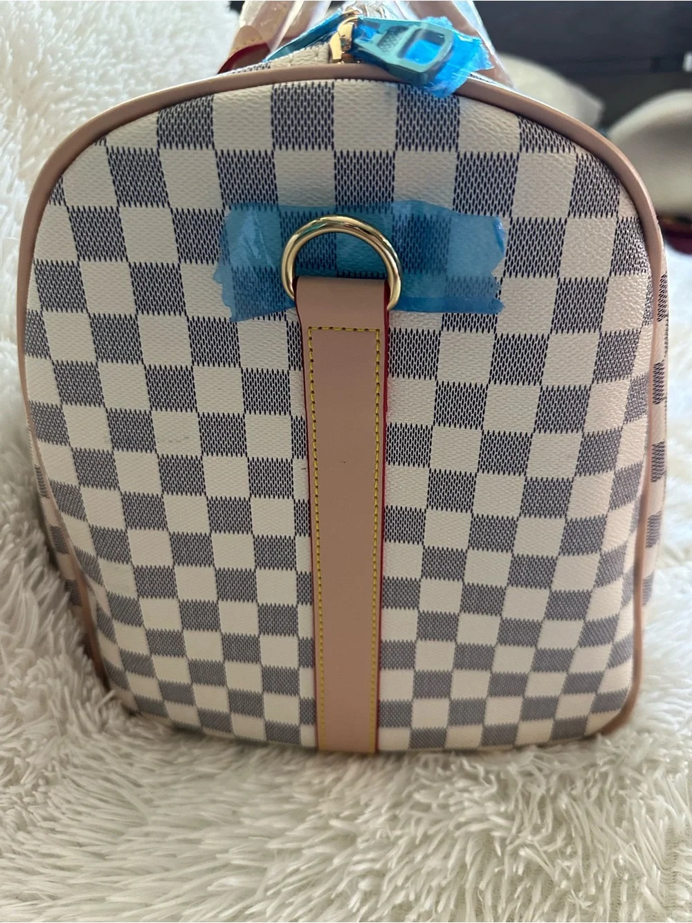 Checkered Weekender Bag in Beige and Pink
WALMART - Picture 2 of 7